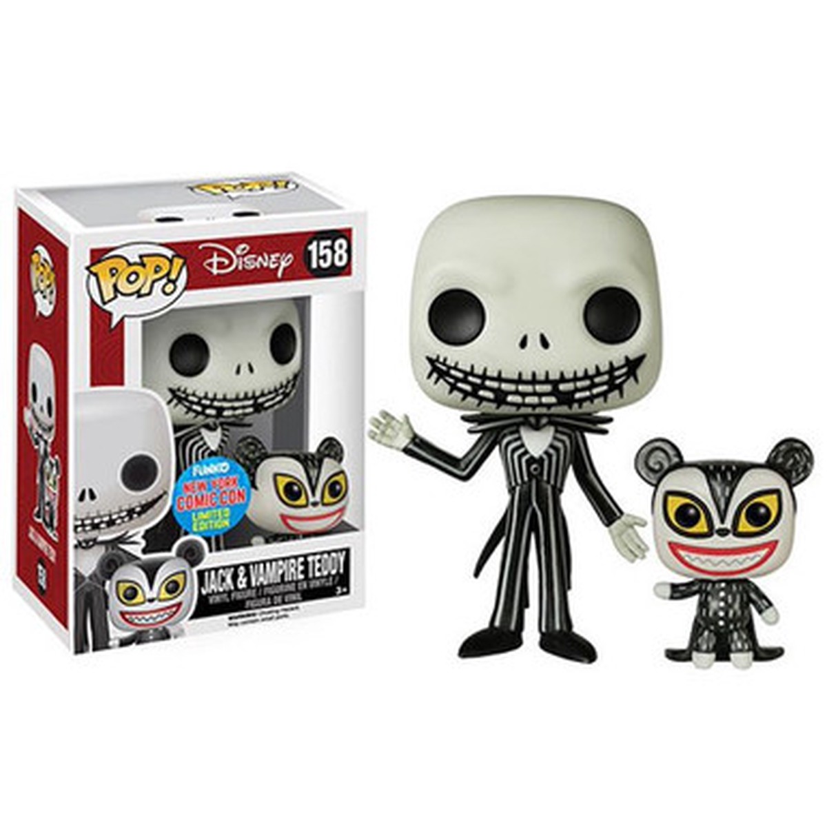 Funko Pop! Disney NBX Jack and Vampire Teddy 2015 NYCC Exclusive