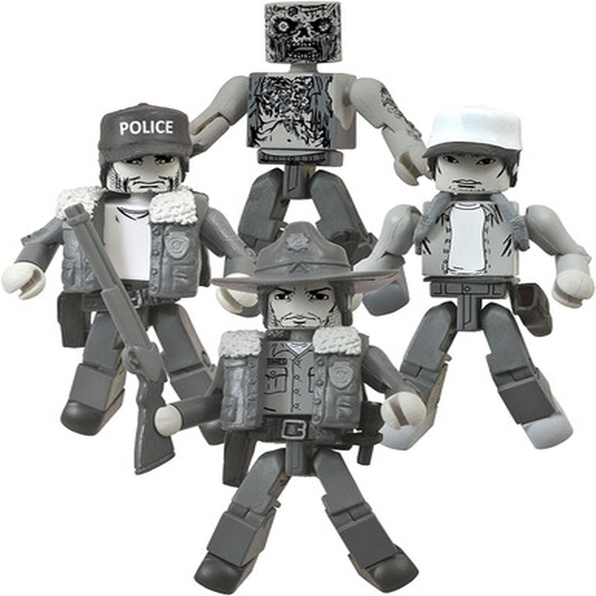 Diamond Select The Walking Dead Minimates: Days Gone Bye B&W SDCC 2014 Exclusive Box Set