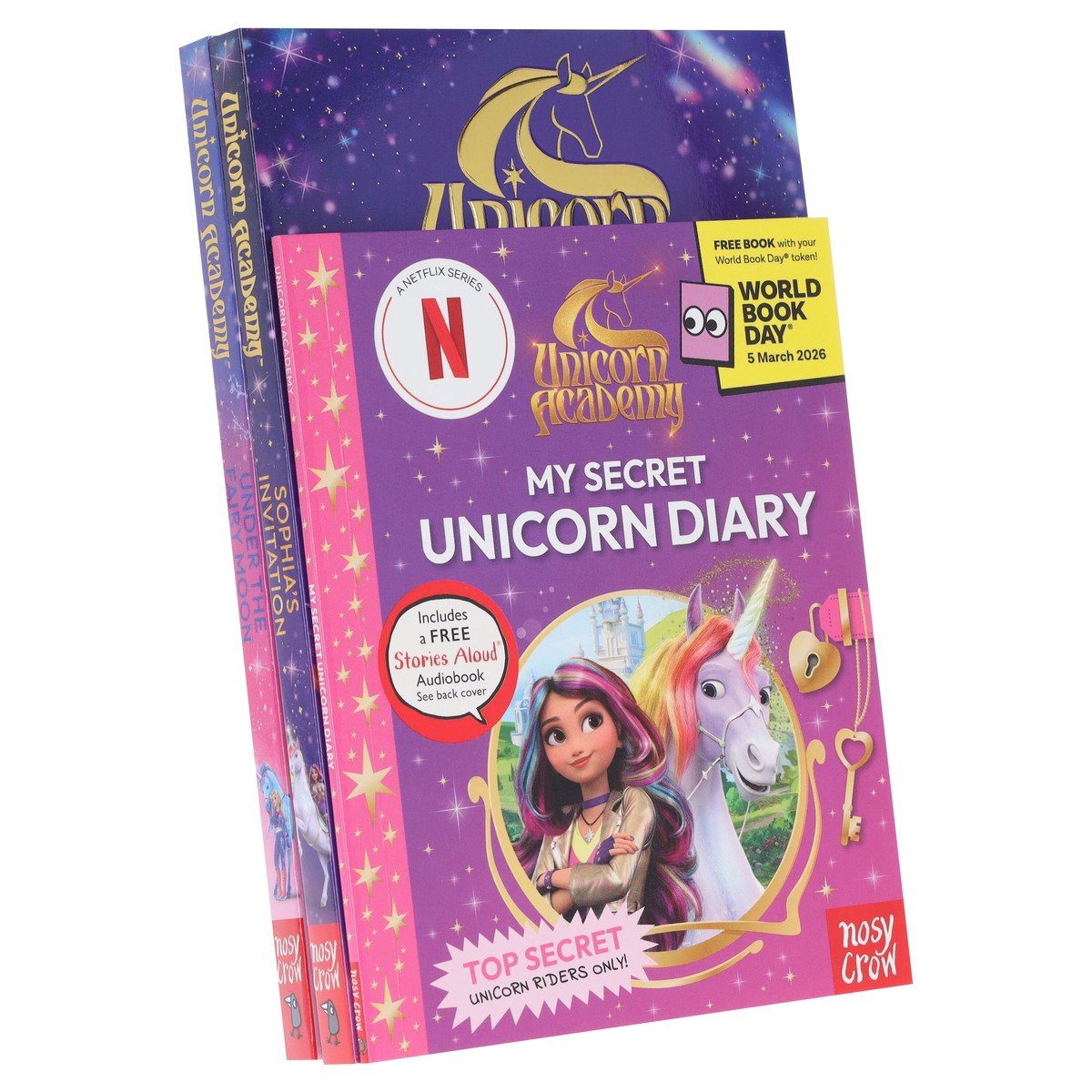 Unicorn Academy Series & My Secret Unicorn Diary: A World Book Day 2026 By Nosy Crow: 3 Books Collection Set - Ages 4-9 - Paperback